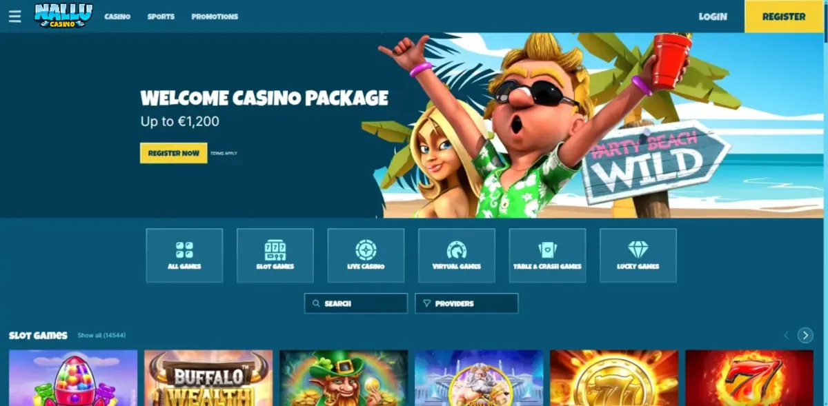 Nalu casino no deposit bonus, welcome pack, weekly bonus